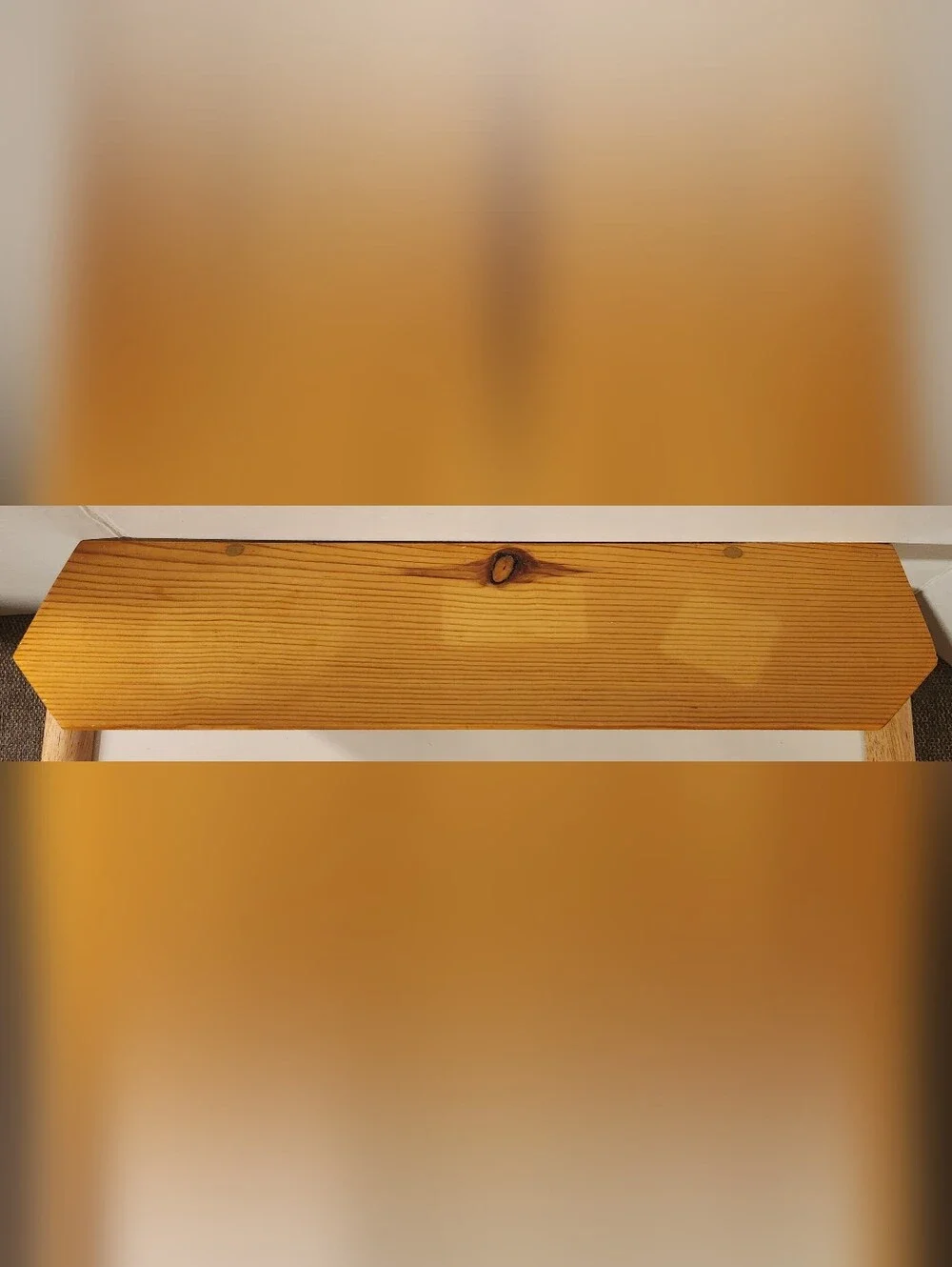Vintage Solid Wood Floating Ledge Shelf 18” – Crown Molding Pine Wall Decor